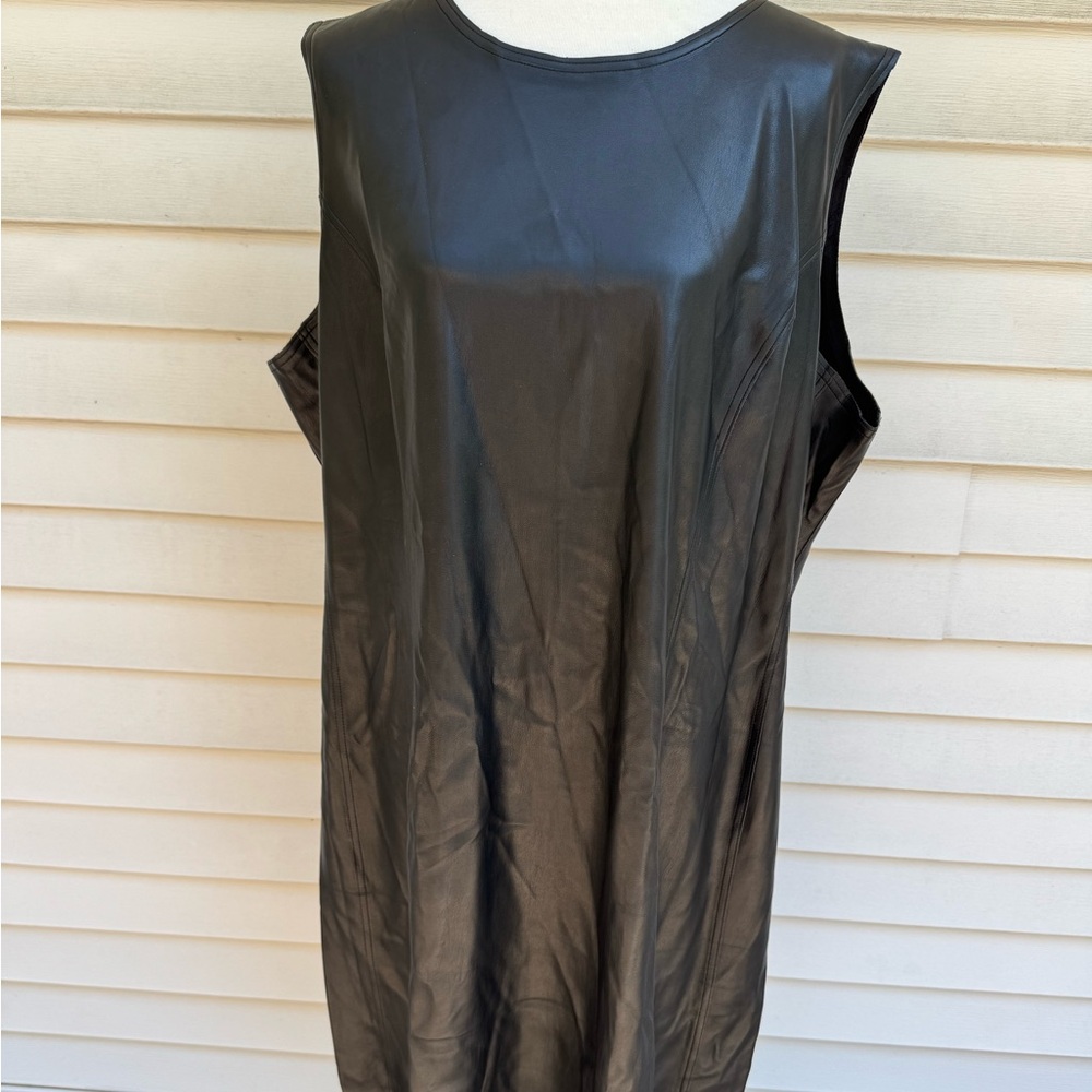 Vegan Leather Dress